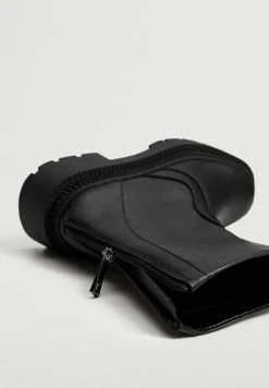Mango ARMY - Stiefelette - Schwarz | Damen -Mango Populaire Boutique e36bf9f1a79d456aa10fc29dbc9e9ed3