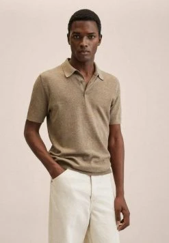 Mango ANDREW - Poloshirt - Vert Foncé | Herren