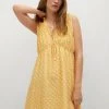 Mango MINA - Freizeitkleid - Geel | Damen -Mango Populaire Boutique e591f4368be340b58e78fce93897b9a4