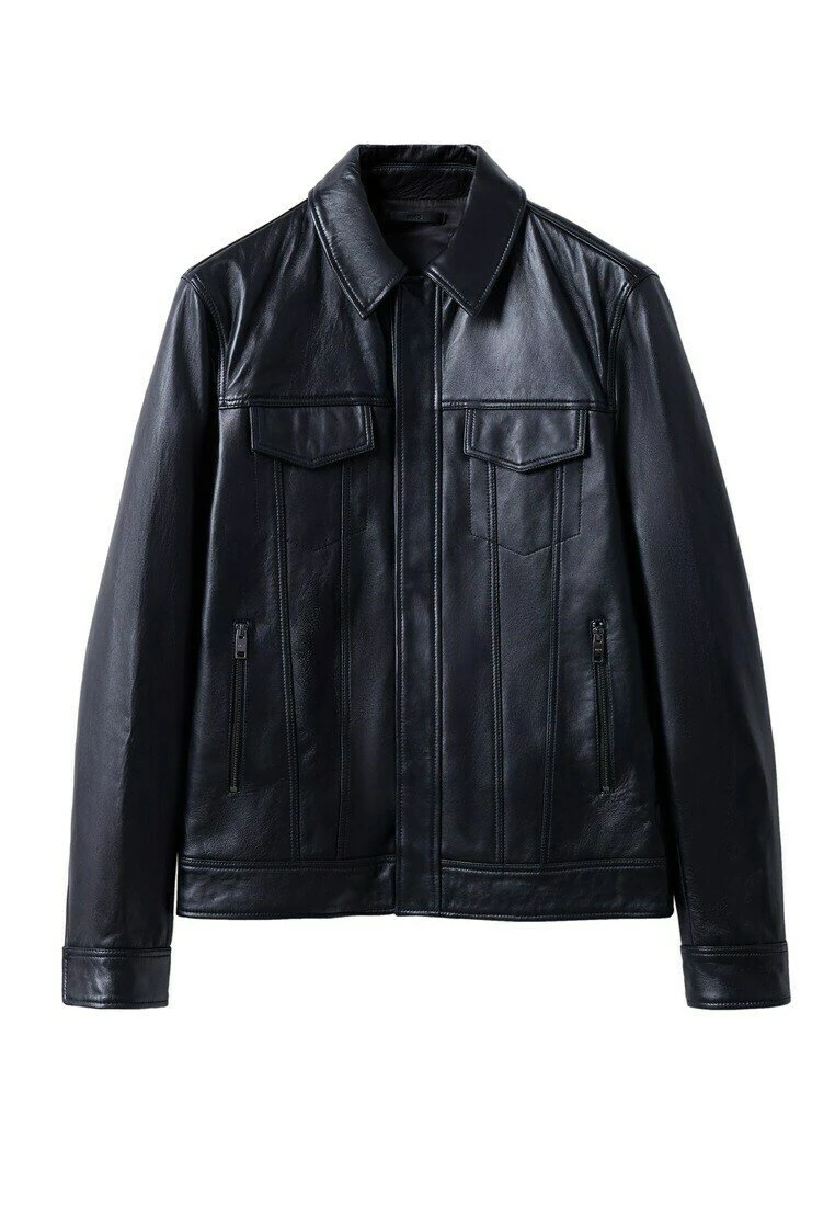 Mango GLOBO - Lederjacke - Noir | Herren 8 Mango GLOBO - Lederjacke - Noir | Herren – Bild 6