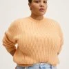 Mango ANTONIA - Strickpullover - Perzik | Damen -Mango Populaire Boutique e5cb81373de54737b8596ab539472003