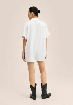 Mango Hemdbluse - écru | Damen -Mango Populaire Boutique e601fdf2990c4928bfe676c26eedf114