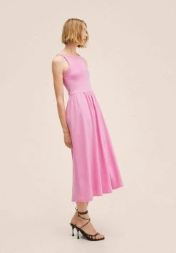 Mango SANDO - Strickkleid - Pink | Damen -Mango Populaire Boutique e60c24ff459149a1add51fdbc7e1c769