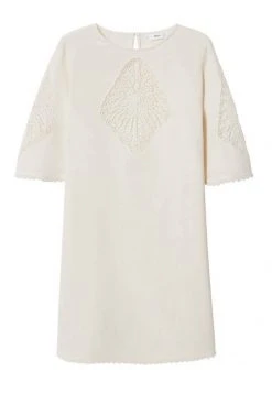 Mango BRADA - Freizeitkleid - Off White | Damen -Mango Populaire Boutique e637be82021e45288af65aeac46c952b