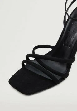 Mango MAYBE - High Heel Sandalette - Black | Damen -Mango Populaire Boutique e6d04afca42d411d8e645057b289b913