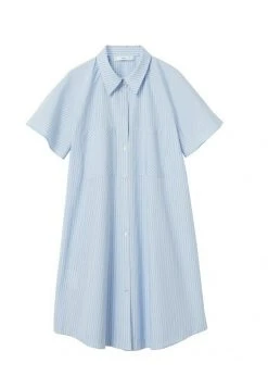 Mango Blusenkleid - Light Blue | Damen -Mango Populaire Boutique e79385bb4410493bac4a77233b583996