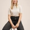 Mango ALMA - T-Shirt Basic - Licht/pastelgrijs | Damen -Mango Populaire Boutique e7b068fc3a1b4ec28f2916d39dc77666