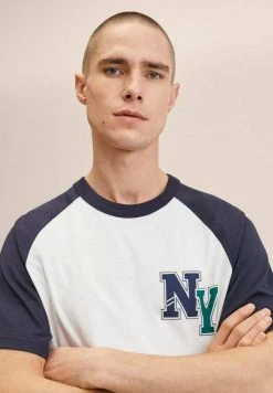 Mango CLIO - T-Shirt Print - Blanc | Herren -Mango Populaire Boutique e7bc38f242b24411a0d40f58b1db5b2a