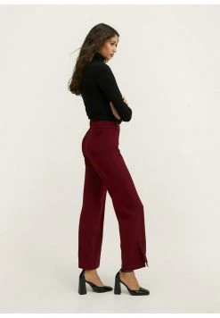 Mango Stoffhose - Mottled Dark Red | Damen -Mango Populaire Boutique e87fb6aef8c64bd18f9bdc51ff77a28e