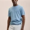 Mango ANDREW - T-Shirt Basic - Bleu Ciel | Herren