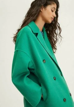 Mango PICAROL - Klassischer Mantel - Green | Damen -Mango Populaire Boutique e9f67e22b7f84a61b72a3f511619cc50