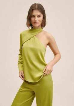 Mango Damen Bluse - Green