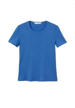 Mango CAMPIT - T-Shirt Basic - Blauw | Damen -Mango Populaire Boutique ea93d79ae148491e936ad5f11aed8305