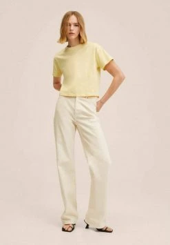 Mango BONIS - T-Shirt Basic - Geel | Damen