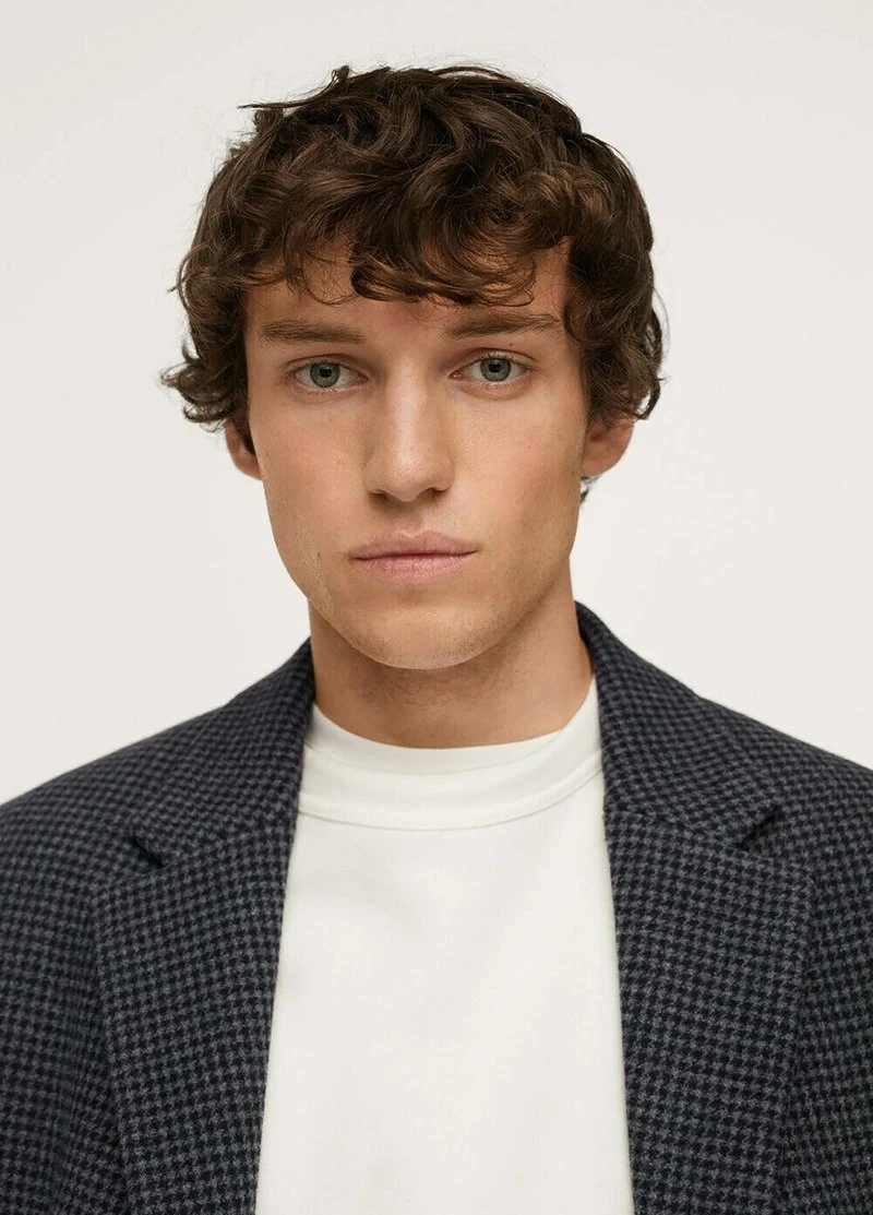 Mango PRINCE OF WALES - Klassischer Mantel - Light Heather Grey | Herren 6 Mango PRINCE OF WALES - Klassischer Mantel - Light Heather Grey | Herren – Bild 4