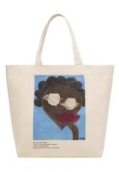 Mango Damen TORIN - Shopping Bag - Ecru -Mango Populaire Boutique ebb672efedcb402eaf51d9d2cadd02ad