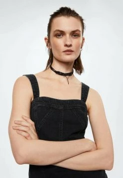 Mango ALINA - Jeanskleid - Black Denim | Damen -Mango Populaire Boutique ecabc8ba38a44ff38db3cf22dd04e168