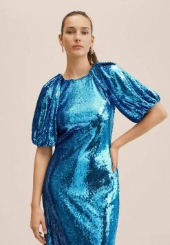 Mango MARIONA A - Cocktailkleid/festliches Kleid - Azul | Damen -Mango Populaire Boutique ecd5e819d99d4170b37f9fc8eb8d46fb