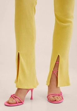 Mango MIRI - Stoffhose - Yellow | Damen -Mango Populaire Boutique ece7c9ddfde74005a87e5971467e3dd9