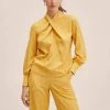 Mango JACKIE - Bluse - Mostaza | Damen -Mango Populaire Boutique ed6f7227615148baa6c61ff7d1df4225