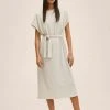 Mango ARU-A - Strickkleid - écru | Damen -Mango Populaire Boutique ed8609a0ff87407ebafea88a83457861