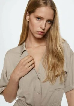 Mango UTILITY - Jumpsuit - Gris Clair Pastel | Damen -Mango Populaire Boutique ee70e4f7113f4bf08fd909c277debc18