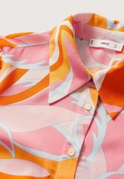 Mango PUC - Hemdbluse - Oranje | Damen -Mango Populaire Boutique ee8d92fc3f234e85b946507cdb61ecbc