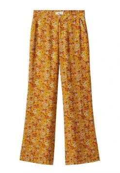 Mango PISA-L - Stoffhose - Yellow | Damen -Mango Populaire Boutique eefd840acd244e7b8fe9fa34ff4717ce