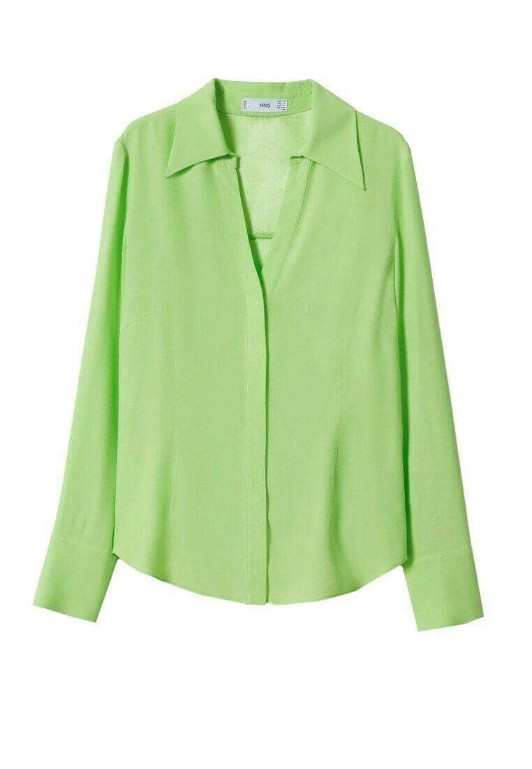 Mango Damen EIGHT - Hemdbluse - Limoen 7 Mango Damen EIGHT - Hemdbluse - Limoen – Bild 5