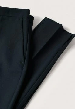 Mango MACARON - Stoffhose - Bleu Marine Foncé | Damen -Mango Populaire Boutique efbc83418d274314b3b6f614c0be2df0