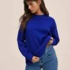Mango LOTUSK - Strickpullover - Elektrisch Blauw | Damen -Mango Populaire Boutique efc60db9c2154a0ab772e099371def30