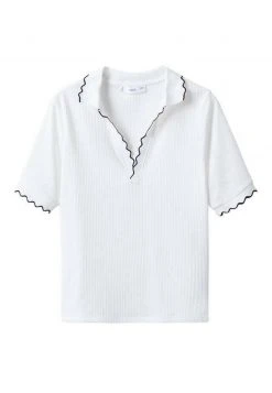 Mango VENTI - Poloshirt - White | Damen -Mango Populaire Boutique f045b4cb21fc406dbff019ce5d1d2ee8