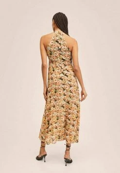 Mango Damen PALACE - Maxikleid - Orange -Mango Populaire Boutique f08c4611ace245dea30e248cd24281b5