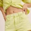 Mango Jeans Shorts - Lime | Damen -Mango Populaire Boutique f13082f910a6432795af58ae4e4568bd