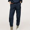 Mango MIT ZIPPER AM SAUM - Stoffhose - Nachtblau | Damen -Mango Populaire Boutique f180c472d2e84805a097f45b82c8153d