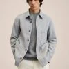 Mango CHANIA - Hemd - Grijs | Herren -Mango Populaire Boutique f1850b5ba25047e38c145ea9049d6eae