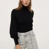 Mango QUEENIE - Strickpullover - Noir | Damen -Mango Populaire Boutique f1d9a32baf1f406d9ebc865814bf37d1