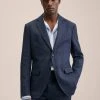 Mango Herren FLORIDA - Sakko - Bleu Marine Foncé -Mango Populaire Boutique f2ab33a692b844be96a29ab079339250