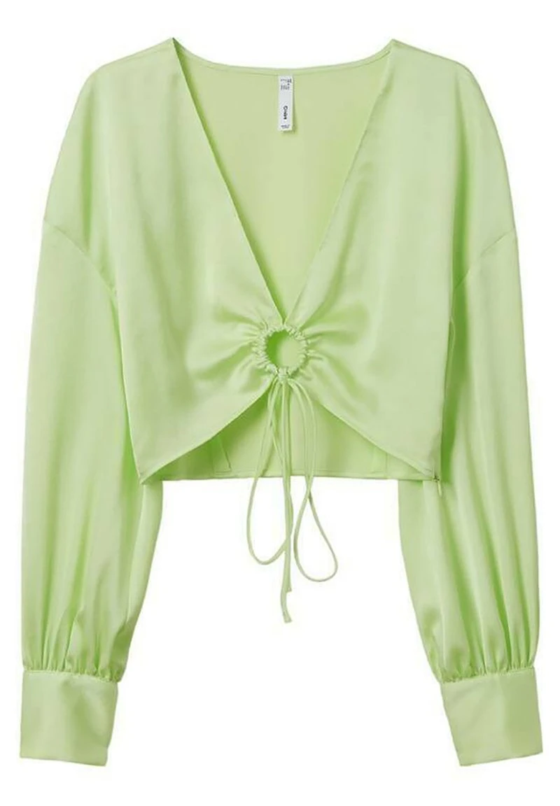 Mango Bluse - Light Green | Damen 7 Mango Bluse - Light Green | Damen – Bild 5