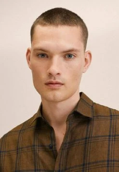 Mango SESIMBR - Hemd - Bruin | Herren -Mango Populaire Boutique f320748b2d7449b3a9098411b81300a1