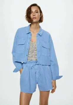 Mango NALA - Jeans Shorts - Bleu Ciel | Damen