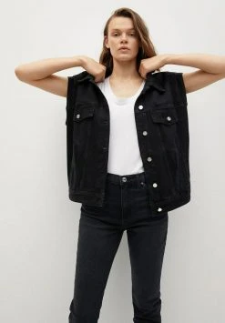 Mango Jeans Tapered Fit - Black Denim | Damen -Mango Populaire Boutique f45532f56b3648ad8b0a8fb008d4f420