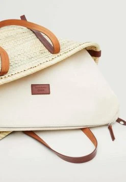 Mango PAUL - Shopping Bag - Beige | Damen -Mango Populaire Boutique f481384e899543a9af2e66a249c61546