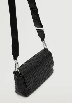 Mango BULKY - Umhängetasche - Black | Damen -Mango Populaire Boutique f5c2aaa115264c0abc59868fdbeaf782