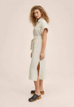 Mango PAMPA - Blusenkleid - Ecru | Damen