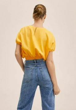 Mango CAPRIL H - Bluse - Mustard | Damen -Mango Populaire Boutique f5ee08c5191b48a6acf2e624bd79b865
