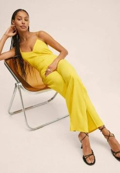 Mango JESS - Jumpsuit - Yellow | Damen -Mango Populaire Boutique f6764d886106498c83cf4f2ab888651f