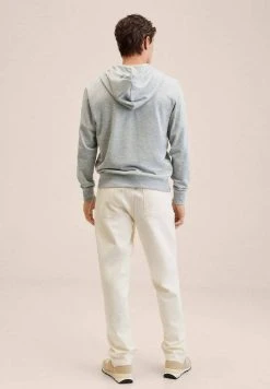 Mango BONEZ - Sweatshirt - Medium Heather Grey | Herren -Mango Populaire Boutique f6b260f90a11440eba5ae370933eaf2d