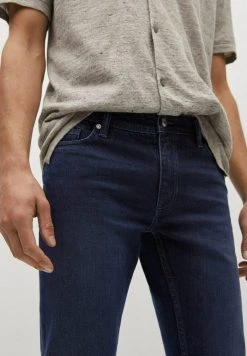 Mango JAN - Jeans Slim Fit - Dark Blue | Herren -Mango Populaire Boutique f6de70ccba3743f1926945fa8fb4d5af
