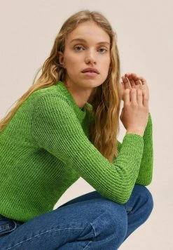Mango PETRA - Strickpullover - Groen | Damen -Mango Populaire Boutique f725d57cfe9f48148b155fe0d2e2db40